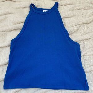 TNA Aritzia ribbed high-neck tank top